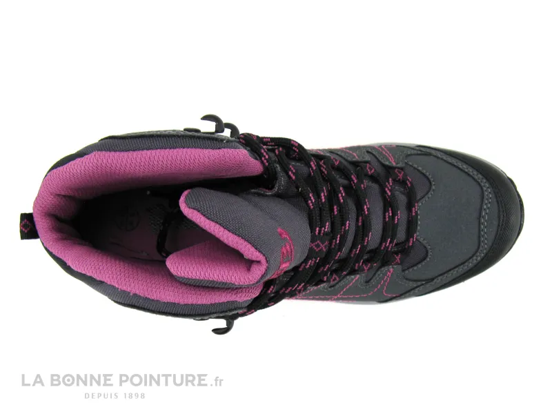 Achat chaussures Brutting Femme Chaussure de Sport, vente Brutting MOUNT SHASTA High - Gris Rose Noir - Basket montante rando F