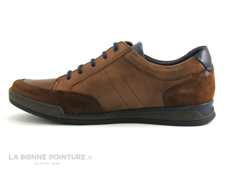 Achat chaussures Fluchos Homme Ville / Travail, vente Fluchos Etna F0251 Buttero - Marron - Bleu marine - Chaussure Homme