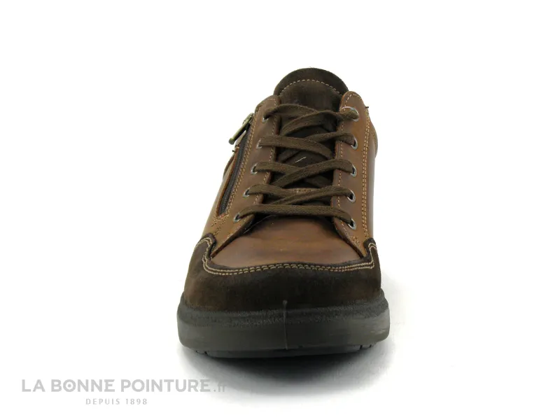 Achat chaussures Imac Homme Ville / Travail, vente Imac 451980 marron - Chaussure basse Homme avec zip et lacet