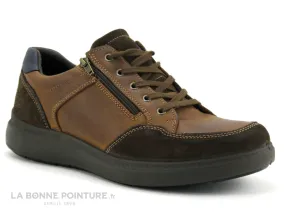 Achat chaussures Imac Homme Ville / Travail, vente Imac 451980 marron - Chaussure basse Homme avec zip et lacet