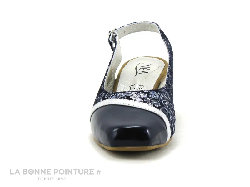 Achat chaussures Inéa Femme Bout fermé, vente Inea IOANA - Bleu marine - Argent - Escarpin bride arriere