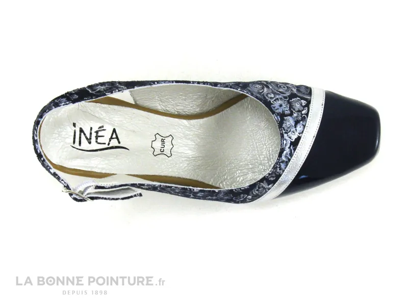 Achat chaussures Inéa Femme Bout fermé, vente Inea IOANA - Bleu marine - Argent - Escarpin bride arriere