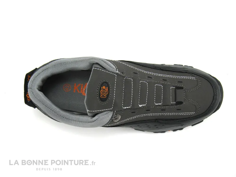 Achat chaussures Kilwox Homme Basket, vente Kilwox Arkos Gris noir Basket sans lacet