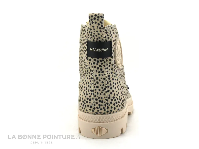 Achat chaussures Palladium Femme Chaussure en Toile, vente Palladium Pampa Hi Safari Sand print - 98617-267 - Basket montante