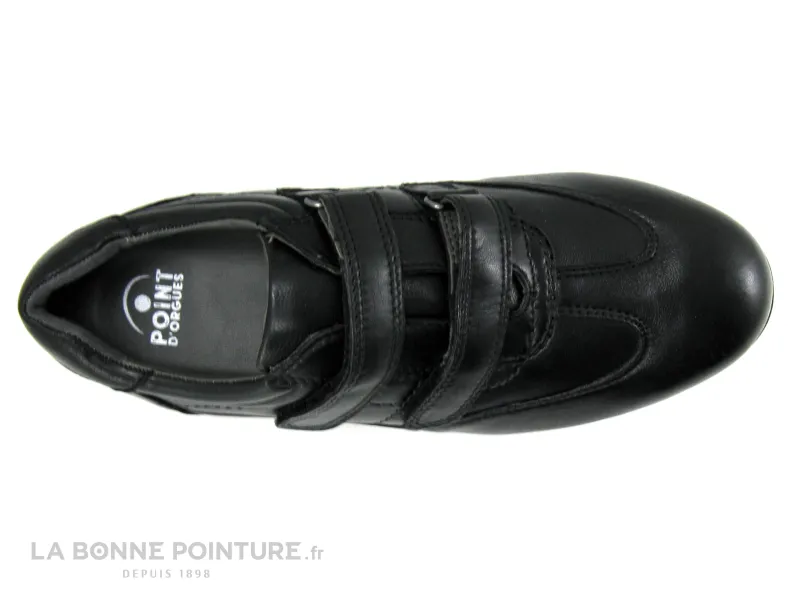 Achat chaussures Point d Orgues Homme Basket, vente Point d Orgues FRINGE Noir - Basket ville Homme 2 brides scratch