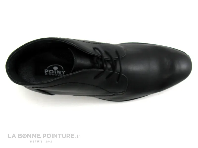 Achat chaussures Point d Orgues Homme Boots, vente Point d Orgues POMI Noir - Chaussure montante Homme