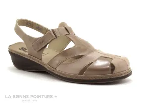 Achat chaussures Suave Femme Bout fermé, vente Suave Paris 0917T Peach Bisque Sandale bout ferme