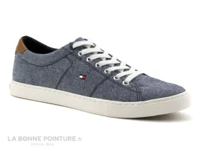 Achat chaussures Tommy Hilfiger Homme Chaussure en Toile, vente Tommy Hilfiger FM0FM02204 403 midnight - Sneakers toile Homme