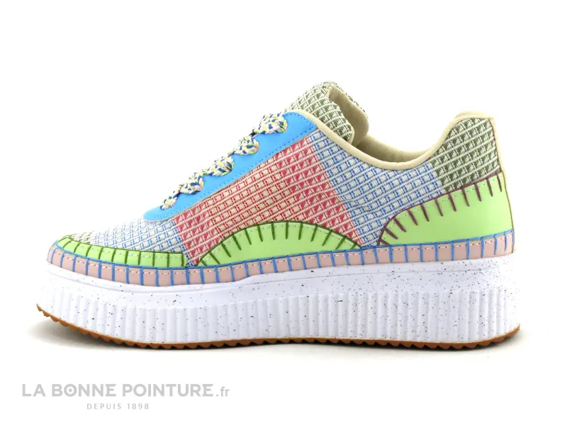 Achat chaussures Valentina Femme Basket, vente Valentina 605001 - Multicolore - Baskets plateforme Femme