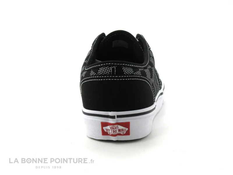 Achat chaussures Vans Homme Chaussure en Toile, vente Vans ATWOOD Checker Dot Black White - VN0A45J937L1 - Tennis toile H