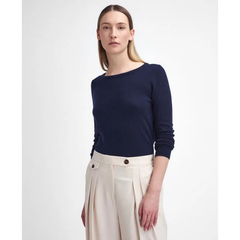 Barbour Pendle Crew Knitted Jumper - Pull en laine mérinos femme