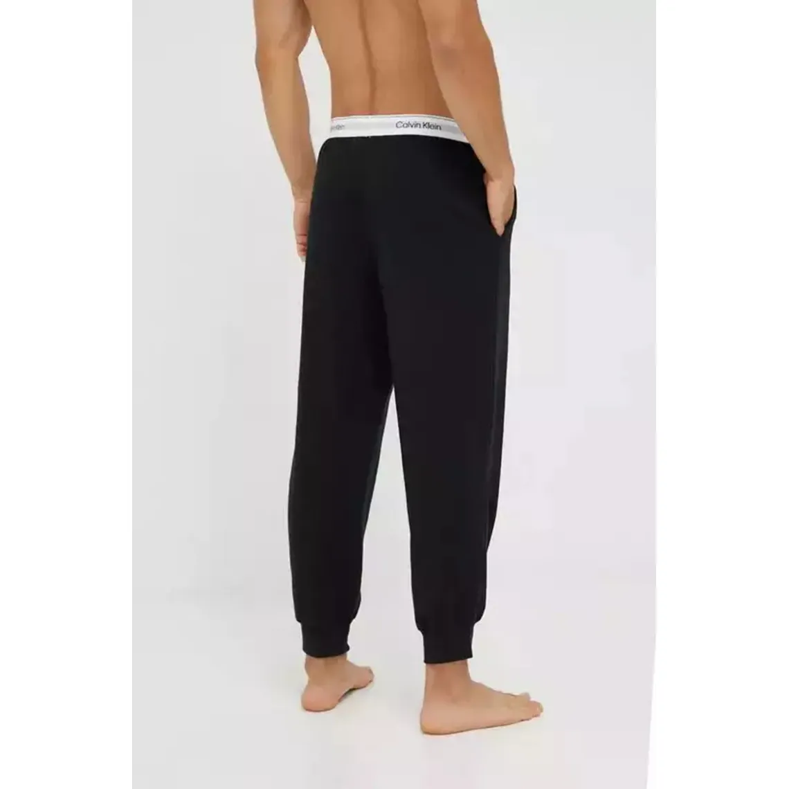 Bas de pyjama - Pantalon jogger - Noir en coton | 3 Suisses