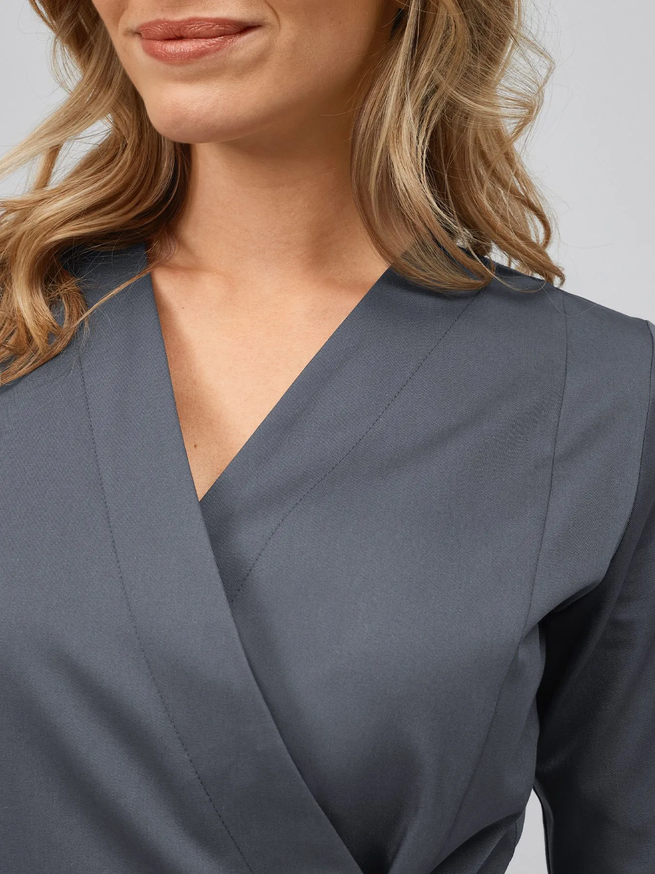 Blouse médicale – cache-cœur