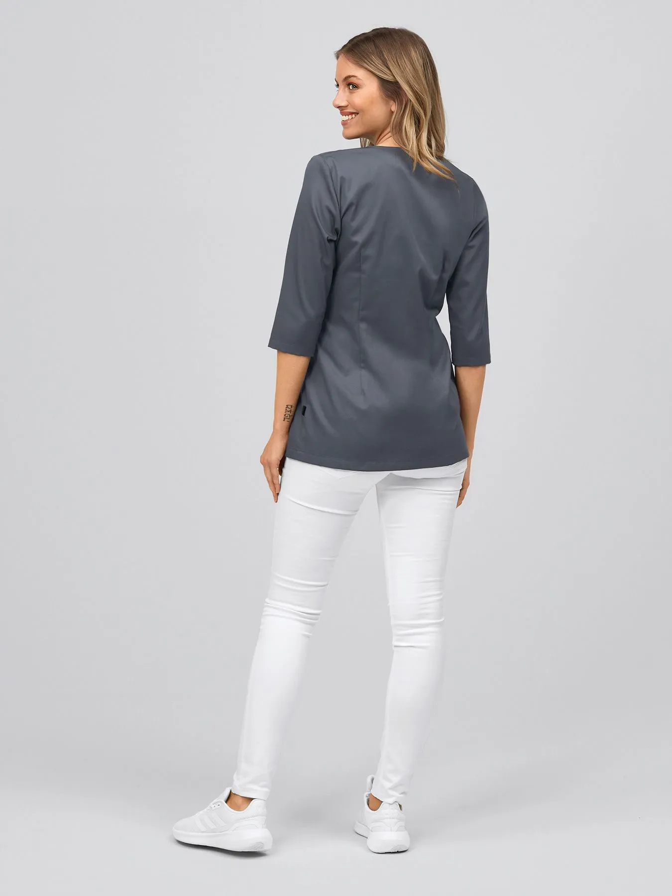 Blouse médicale – cache-cœur