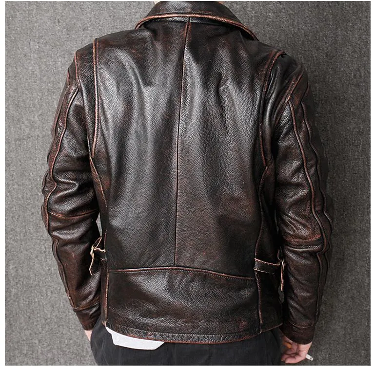 Blouson Cuir Homme Vintage