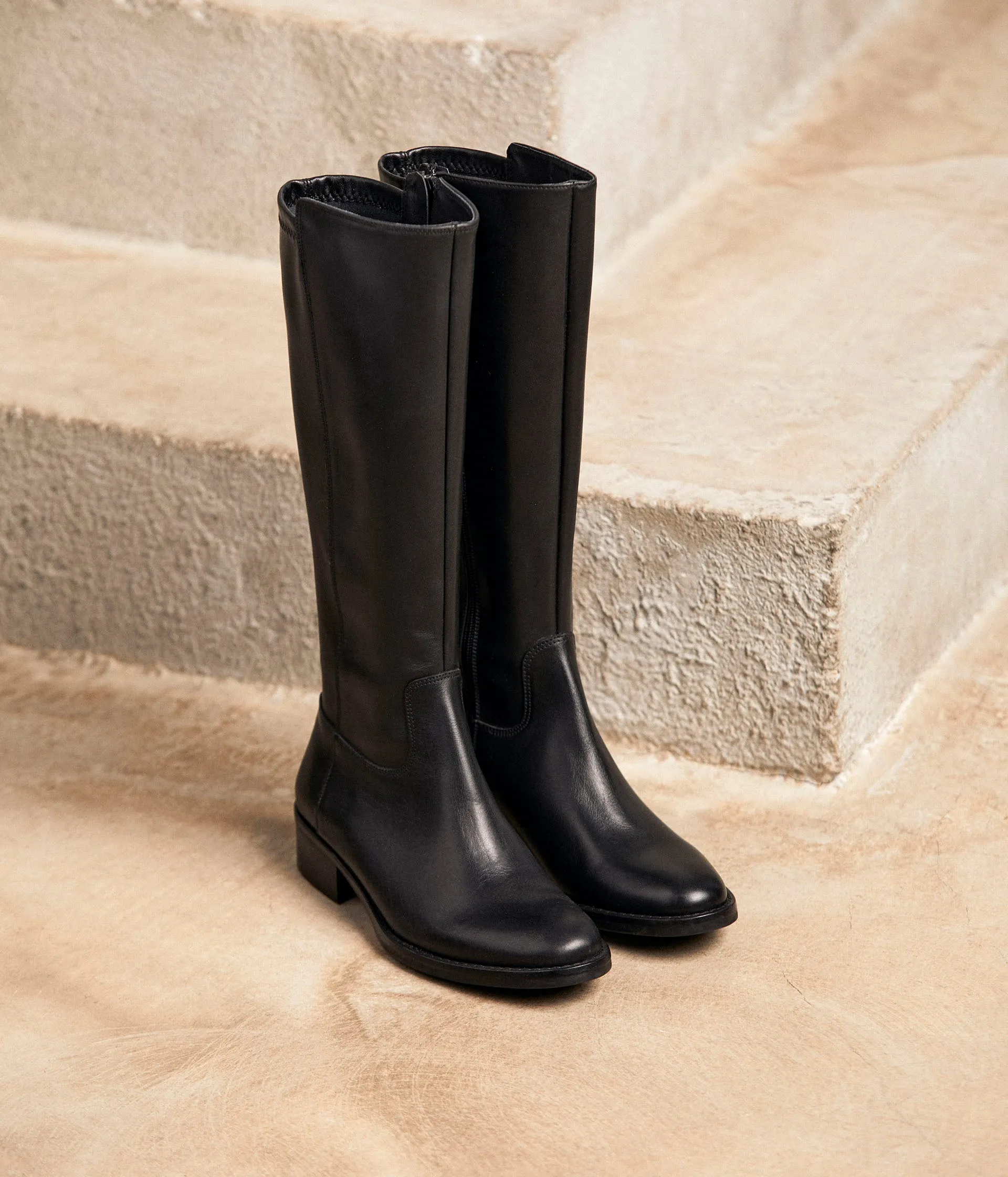 Bottes cavalières cuir Bastiane