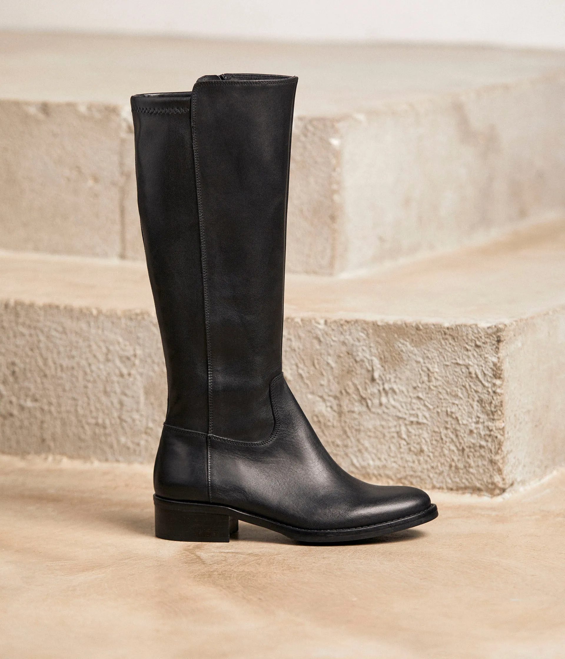 Bottes cavalières cuir Bastiane