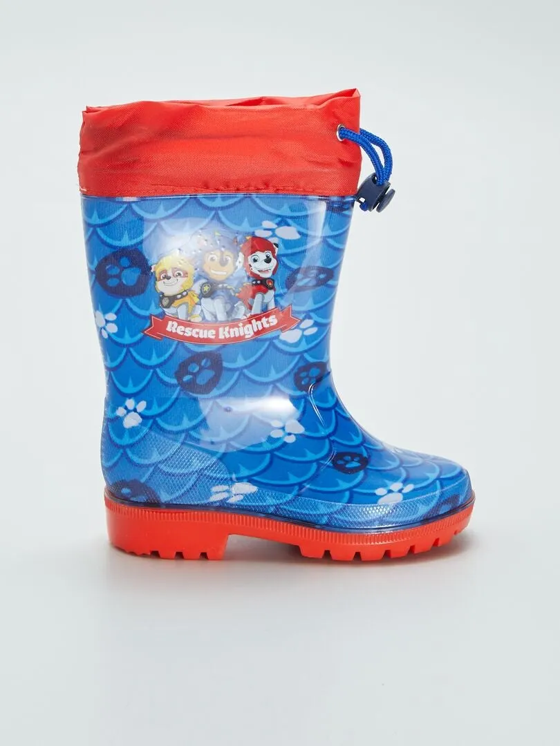 Bottes de pluie 'Pat'Patrouille' - bleu