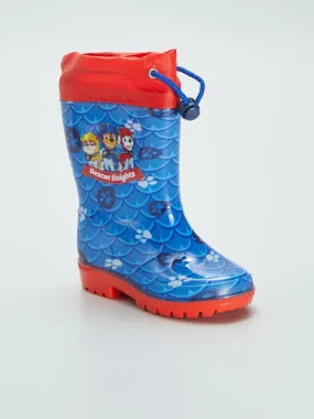 Bottes de pluie 'Pat'Patrouille' - bleu