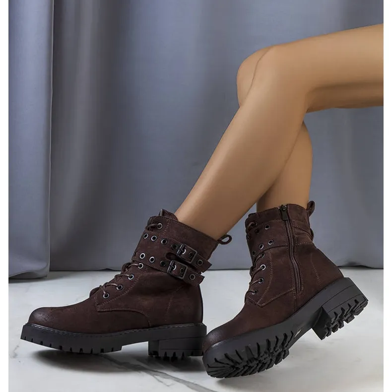 Bottes Fallkirk marron foncé brun