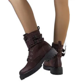 Bottes Fallkirk marron foncé brun