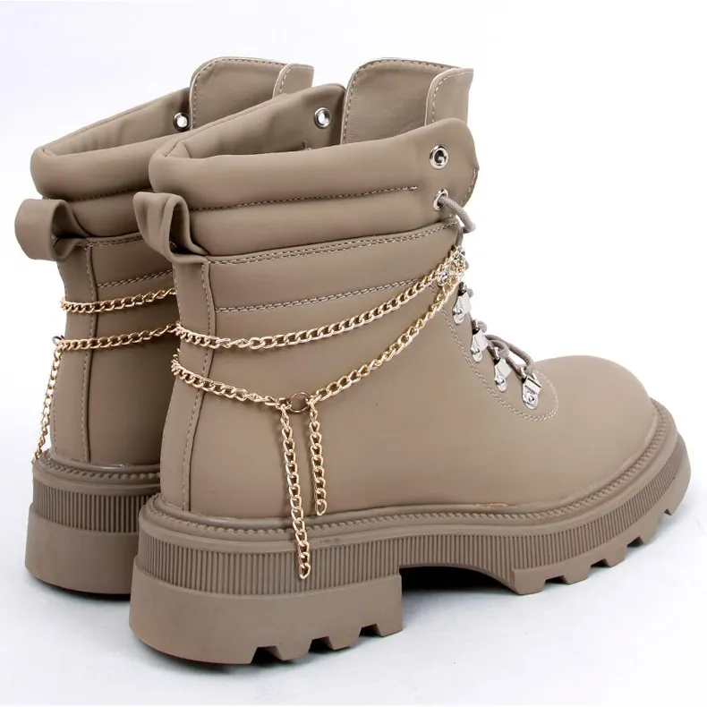 Bottes trappeur abricot Hudson beige