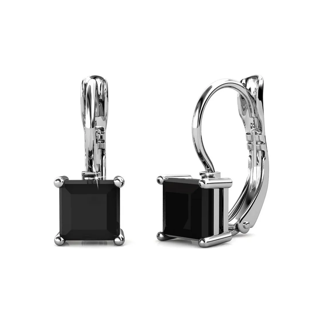 Boucles d’oreilles DE0007-S-BK MYC-Paris Square | 3 Suisses