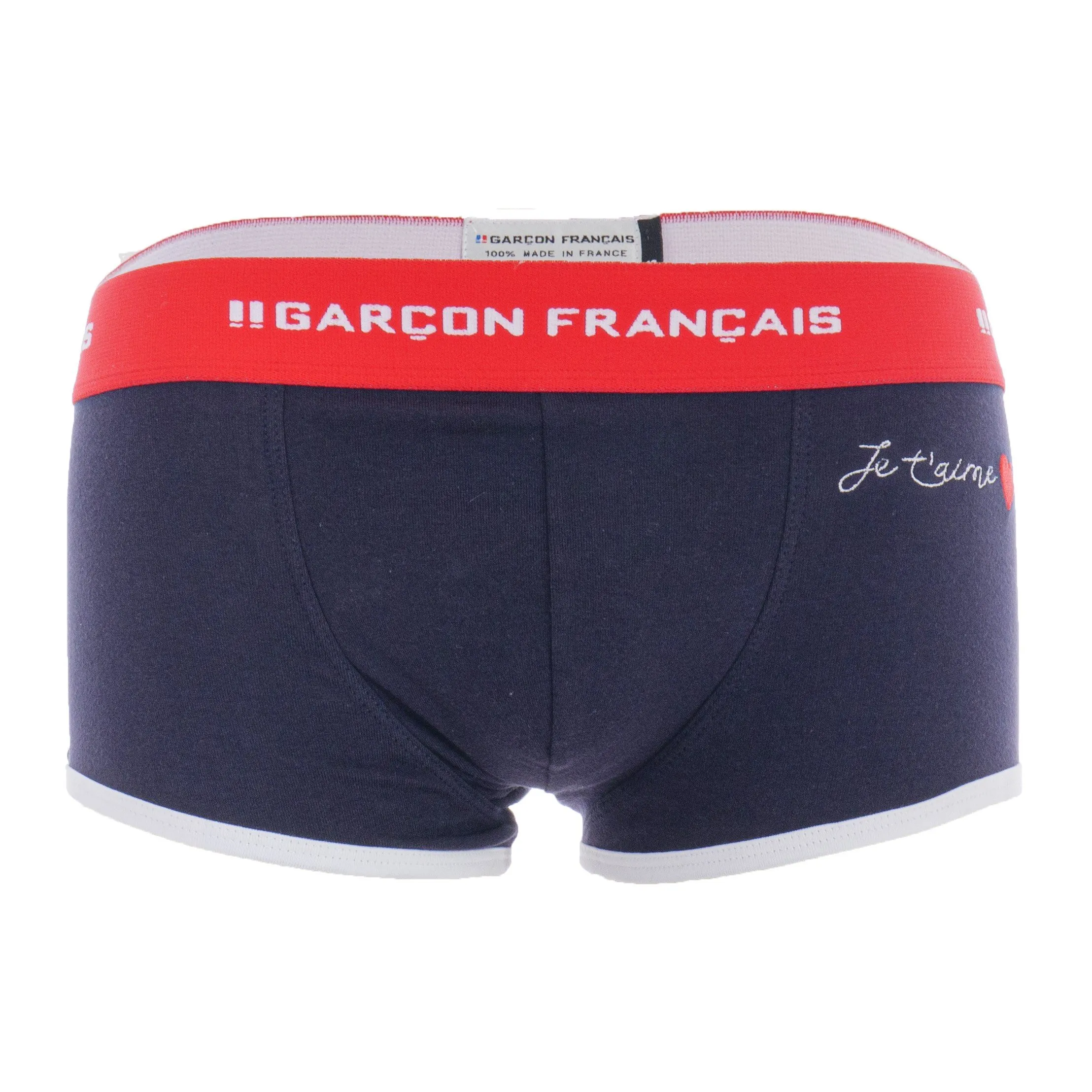 Boxer Garçon Français Je t'aime - Garçon Français : vente shorty bo...