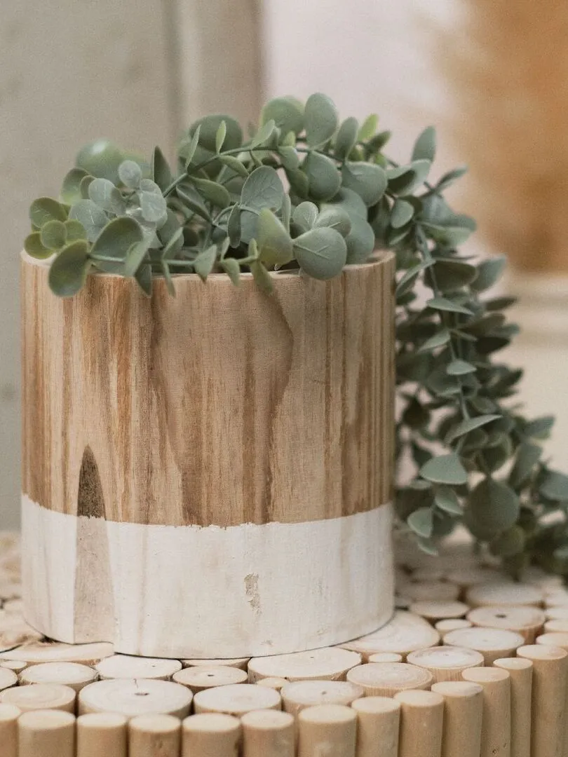 Cache pot 'INDIES' 'TODAY' - Beige