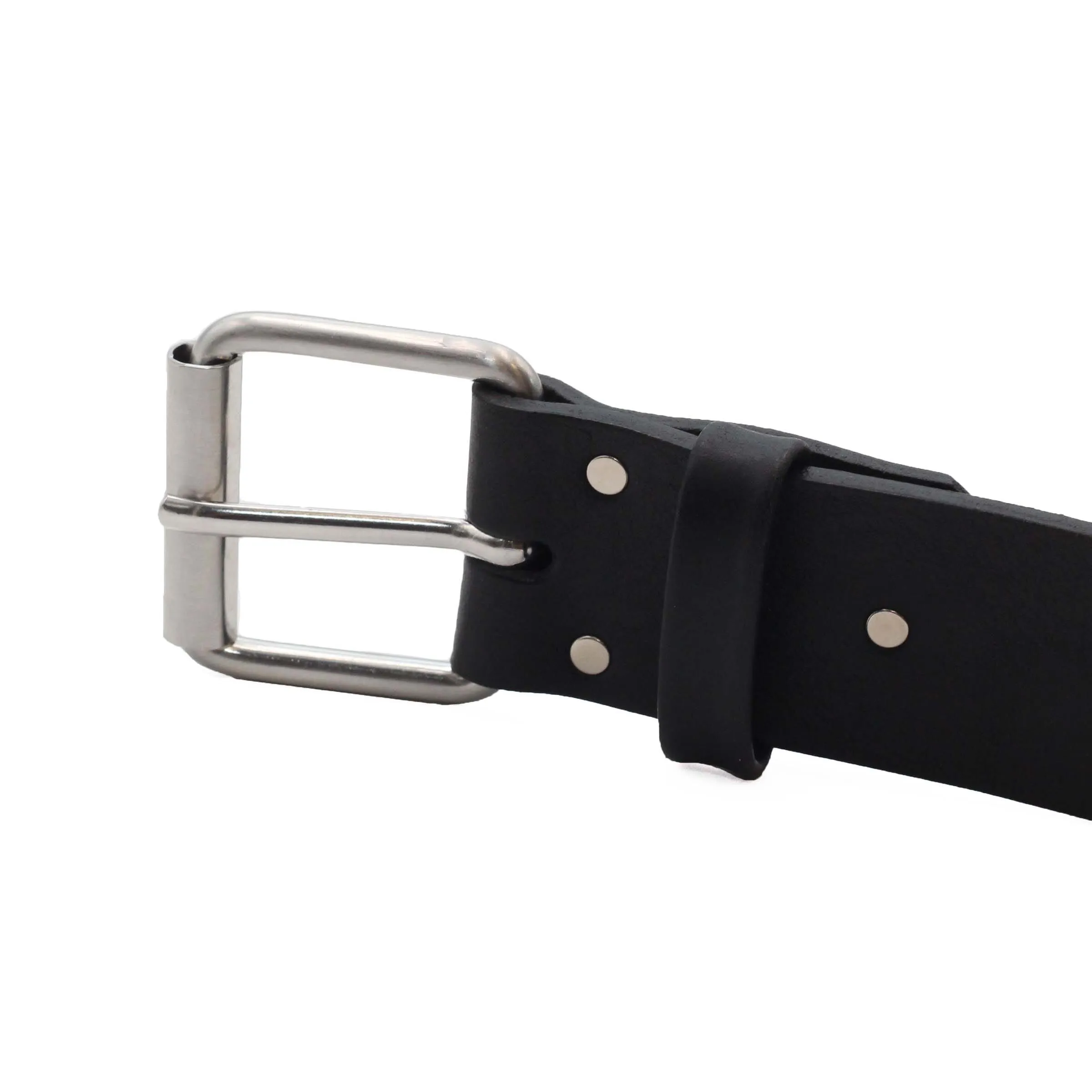 Ceinture cloutée cuir noir