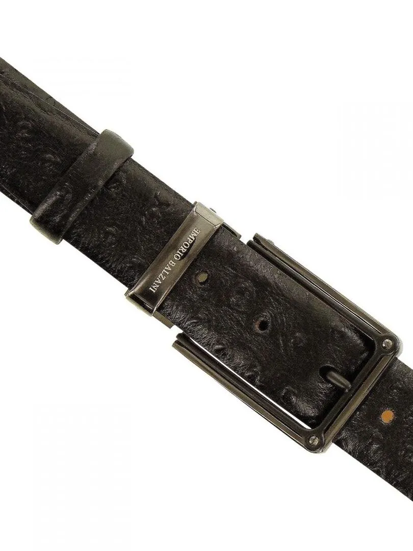 Ceinture cuir AUTRICHE - Noir