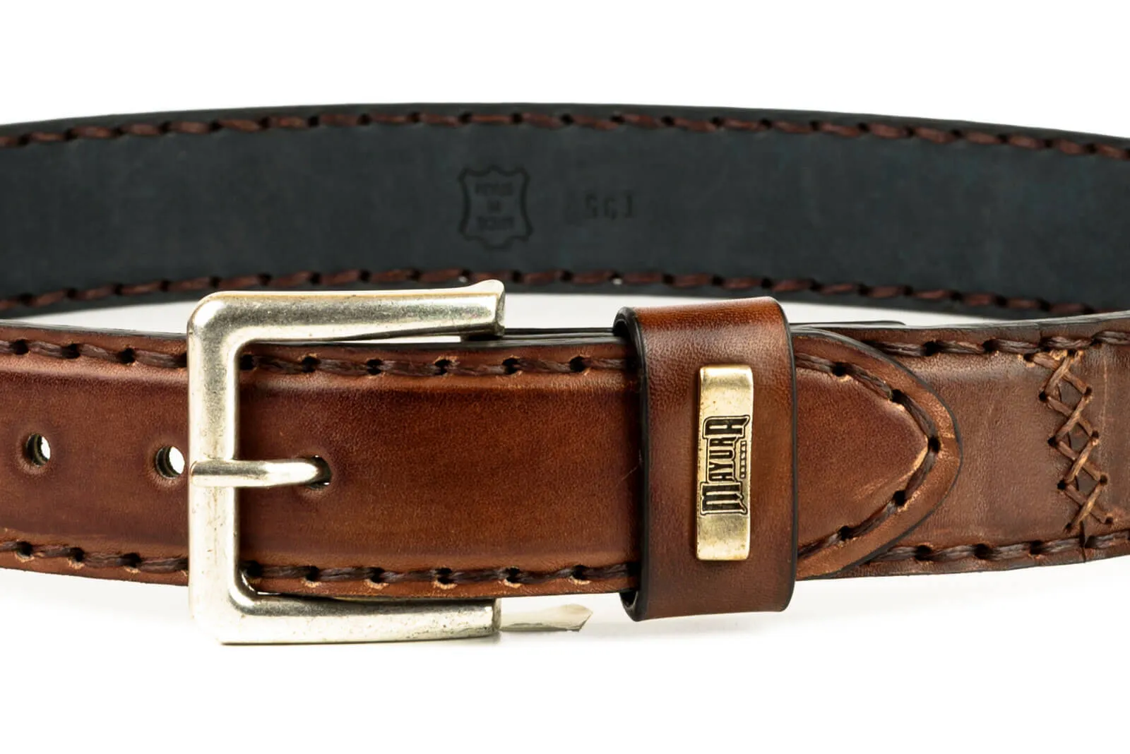 Ceinture cuir homme mayura cognac