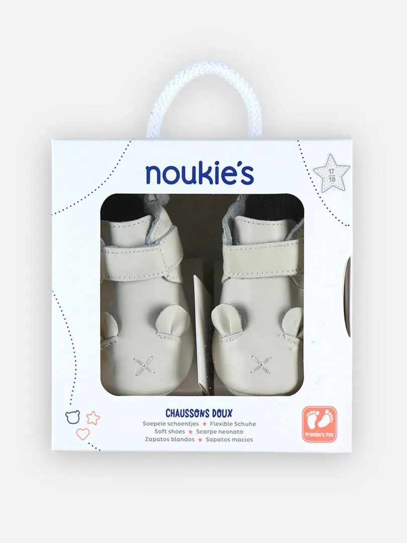 Chaussons en cuir, Noukie's - Beige