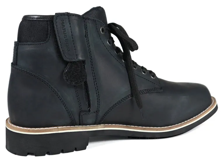 Chaussures Harisson Custer Commando noir, chaussures moto