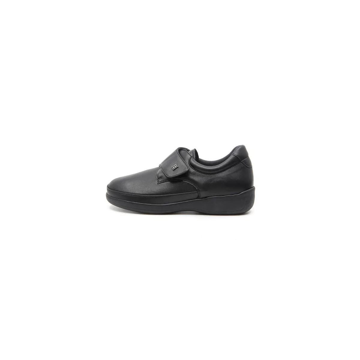 Chaussures pieds sensibles fermées par velcro - Noir