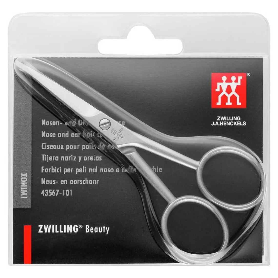 Ciseaux Poils Nez & Oreilles - Fini Mat Satiné Zwilling - Accessoires manucure et pédicure Homme sur MenCorner