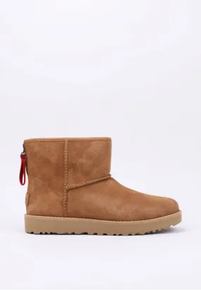 CLASSIC MINI LOGO ZIP  UGG BOTTES FOURRÉES