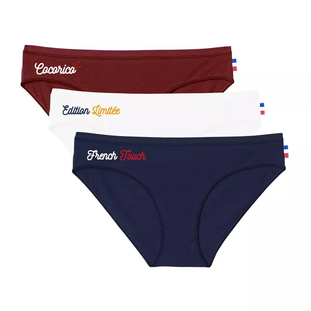 Culotte Femme x3 - Pack Cocorico