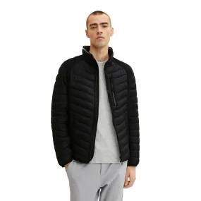 Doudoune matelassée zippée noir Tom Tailor - Manteau / Blouson Homme sur MenCorner