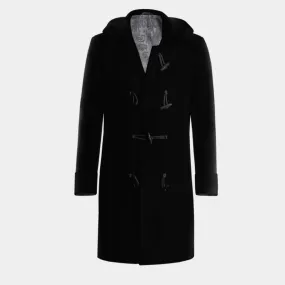 Duffle coat long noire