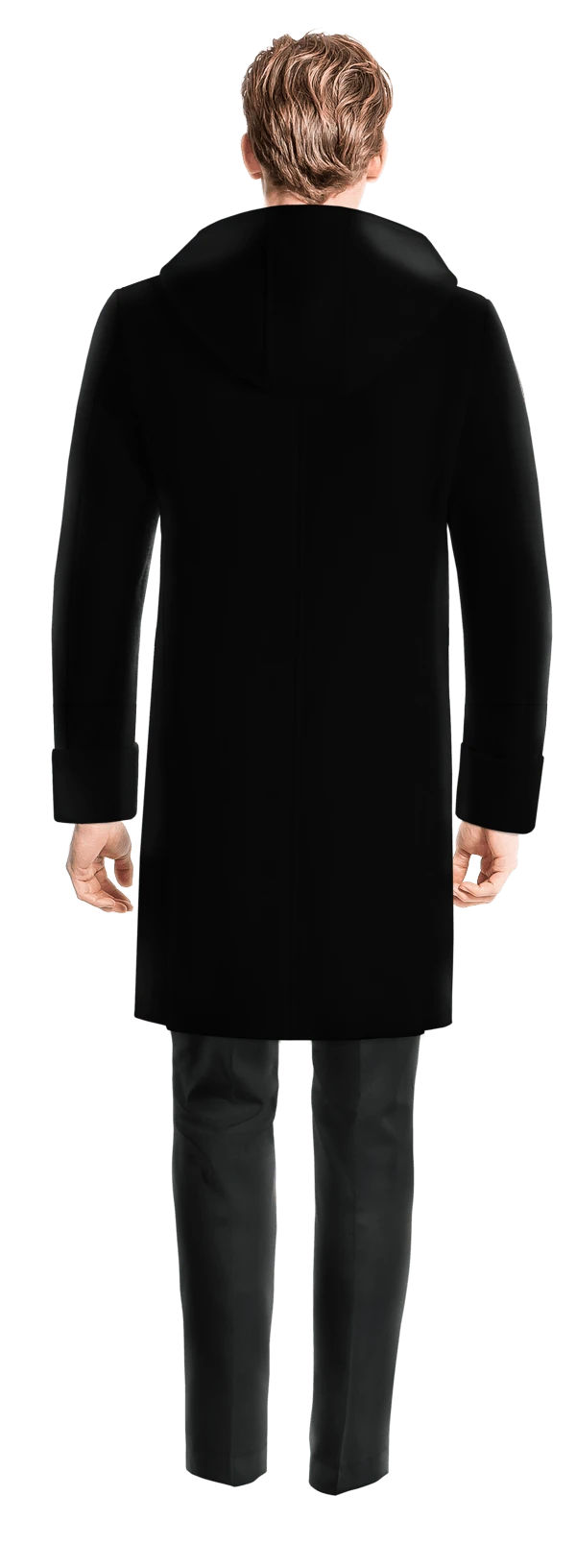 Duffle coat long noire