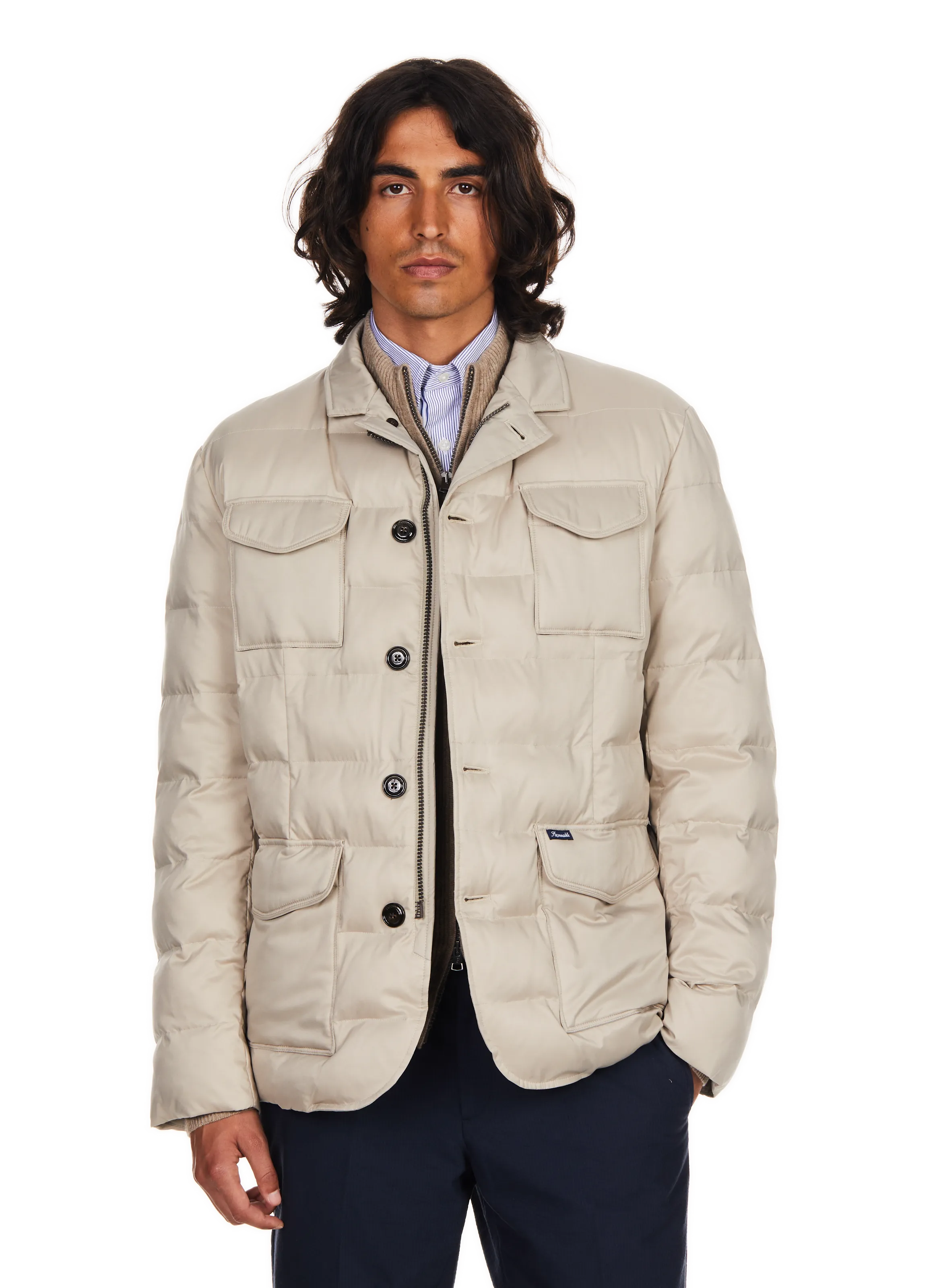 FACONNABLE  Blouson matelassé - Beige