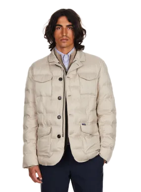 FACONNABLE  Blouson matelassé - Beige