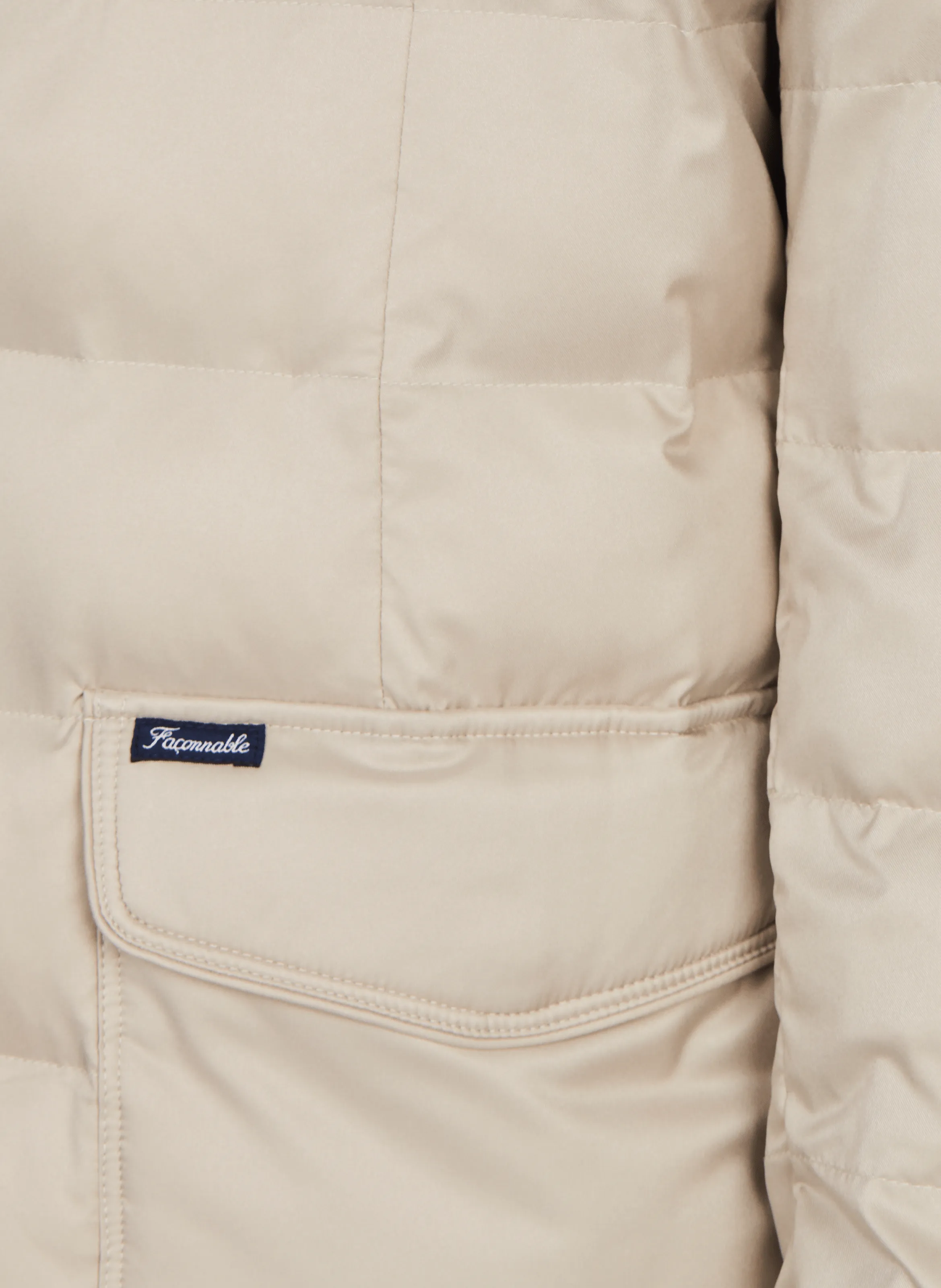 FACONNABLE  Blouson matelassé - Beige