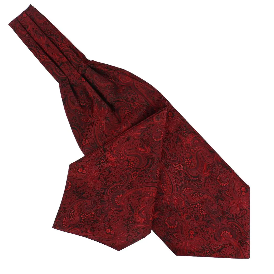 Foulard Ascot, Léonard Rouge sombre