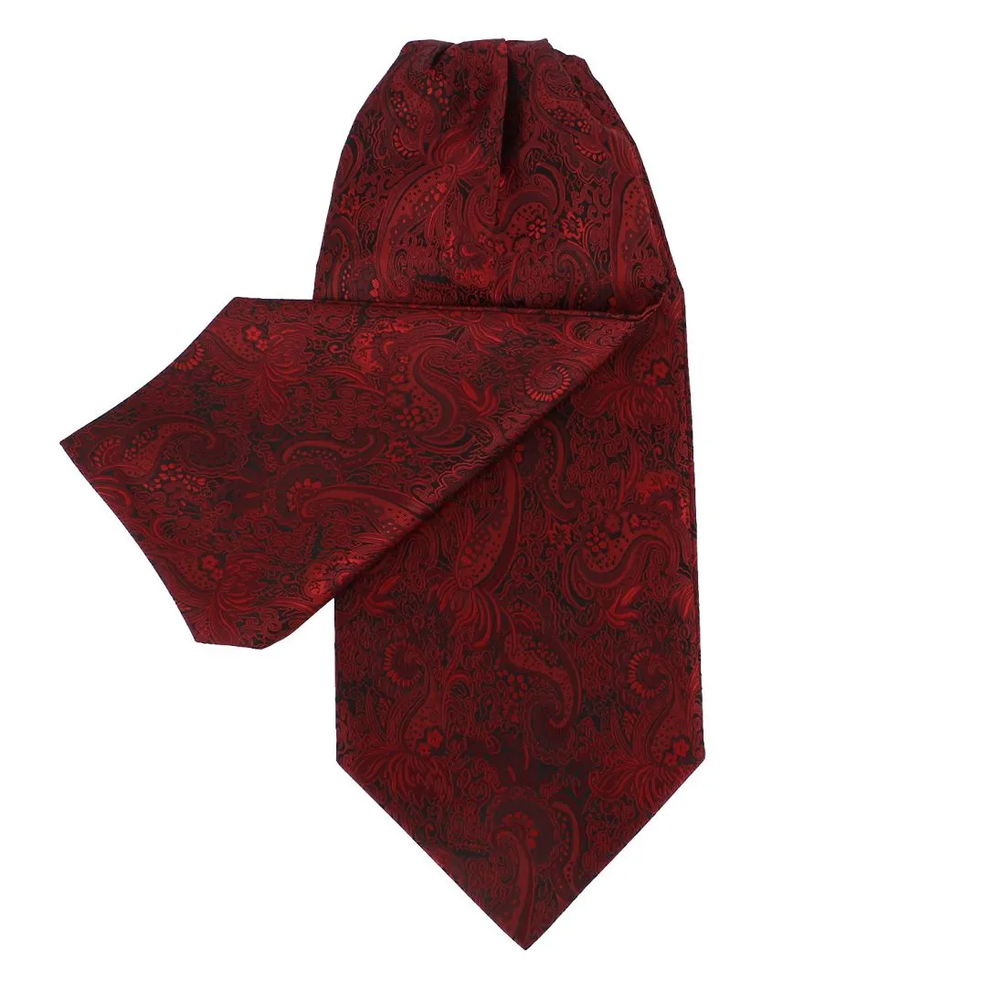 Foulard Ascot, Léonard Rouge sombre