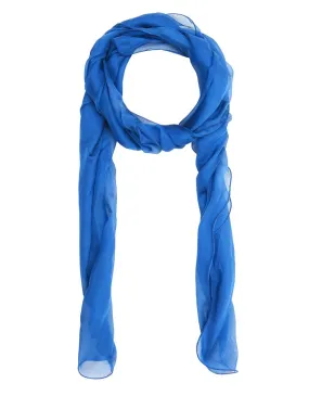 Foulard bleu 100% Soie - Collection