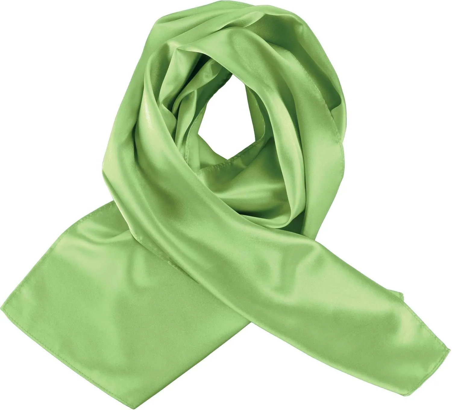 Foulard femme satiné - K861 - vert lime 