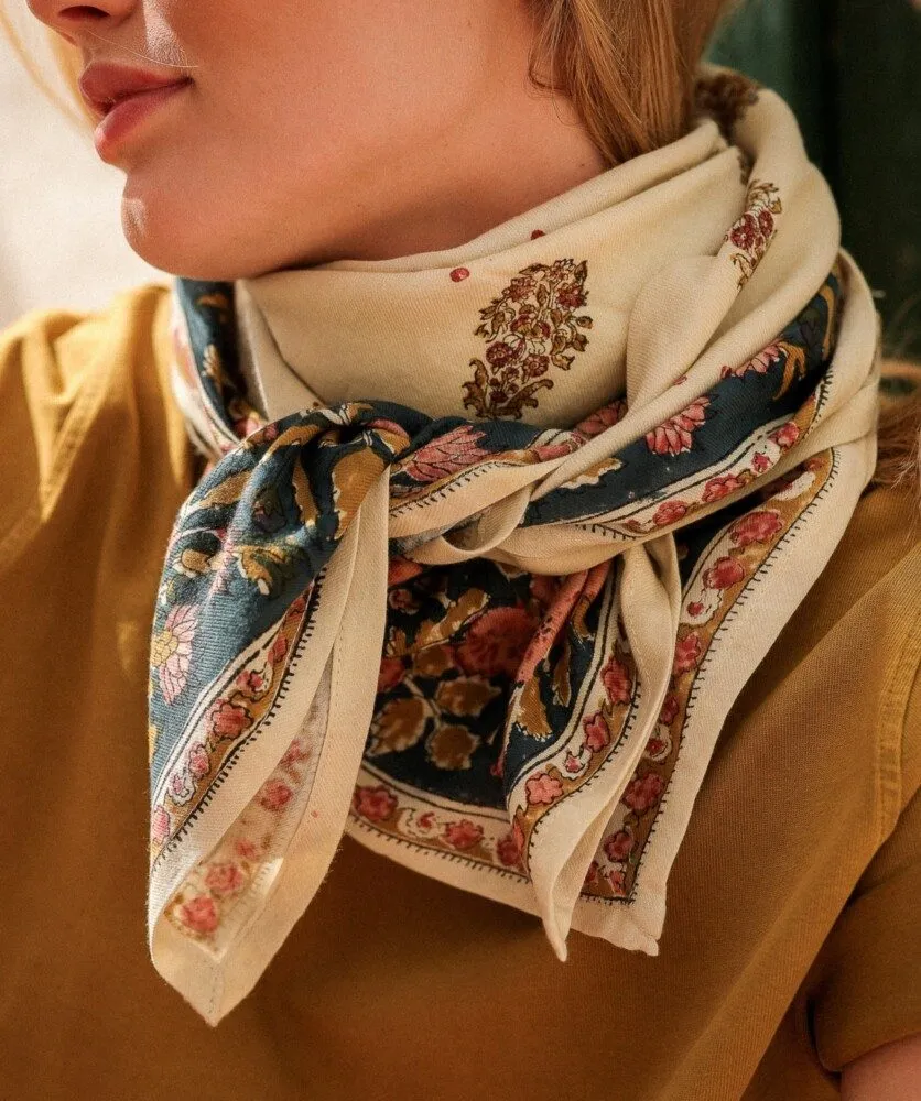 Foulard grand format - Balkan vanille - Bëllemme