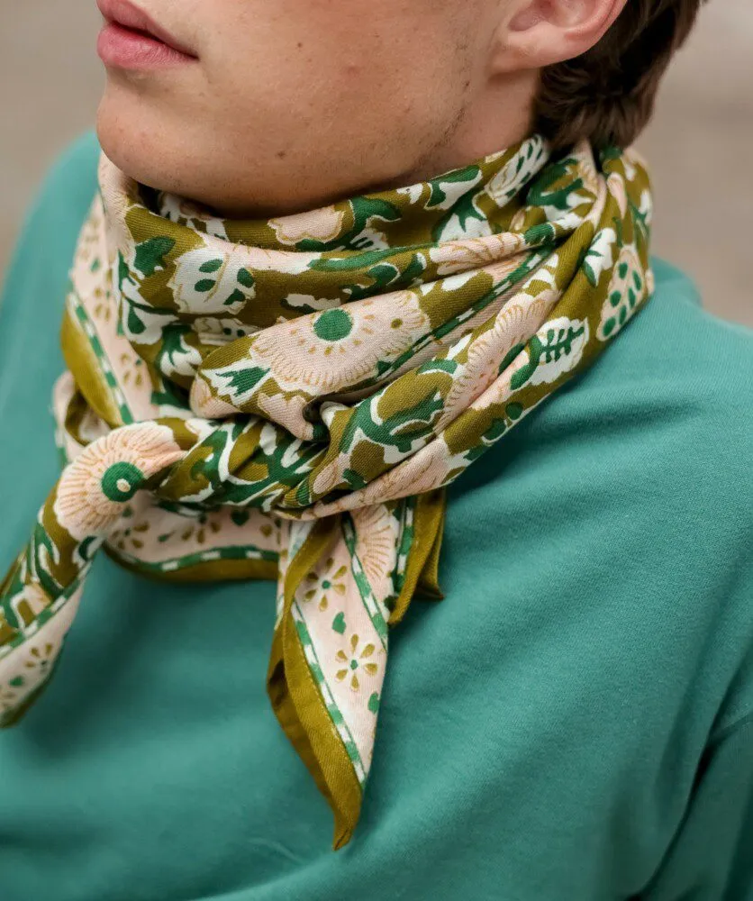 Foulard grand format - Marisol olive - Bëllemme